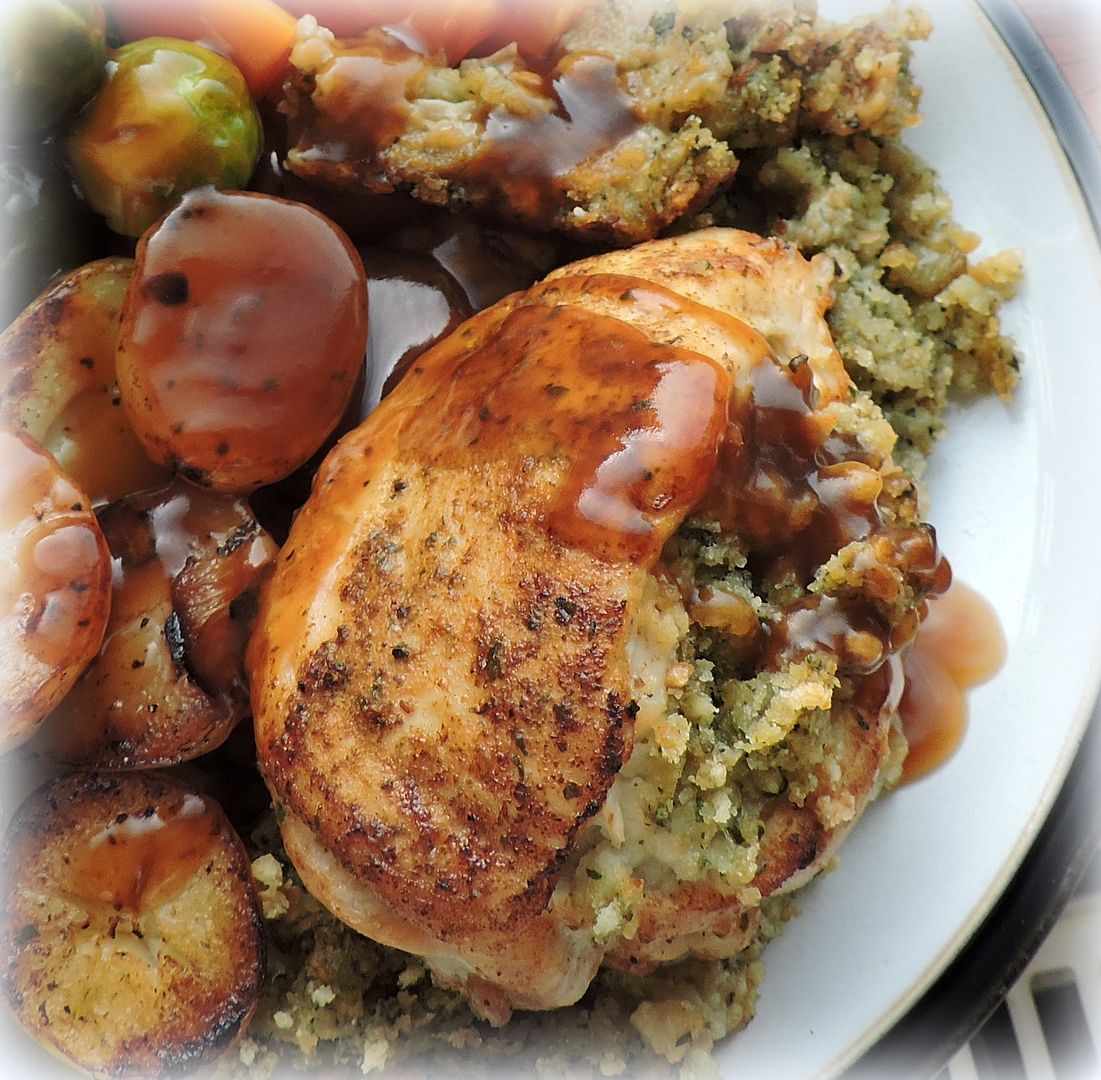 The English Kitchen Chicken Breasts with Sage & Onion Stuffing